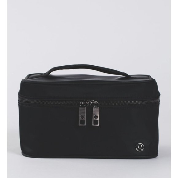 Lululemon Break Free Kit Multi Purpose Cosmetic Bag Black Plume Black - Picture 1 of 9